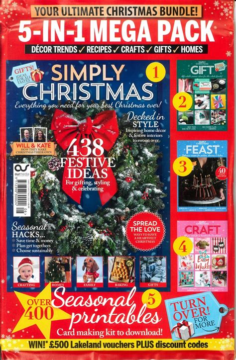 christmas present magazines